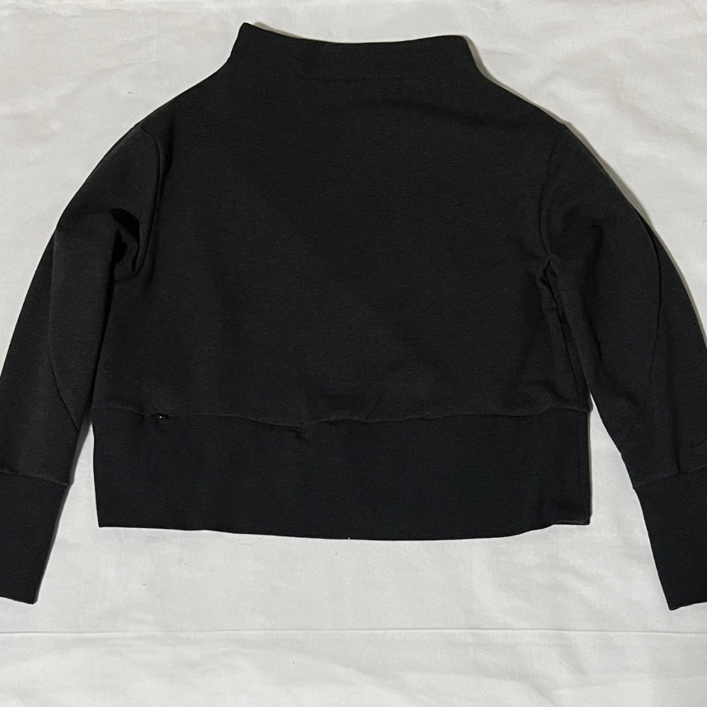Nike Black Cropped Turtleneck Sweater